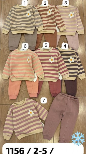 Трикотажный Костюм На Флисе Для Девочки Bobisko (2-3-4-5лет) Трикотажный Костюм На Флисе Для Девочки Bobisko (2-3-4-5лет)