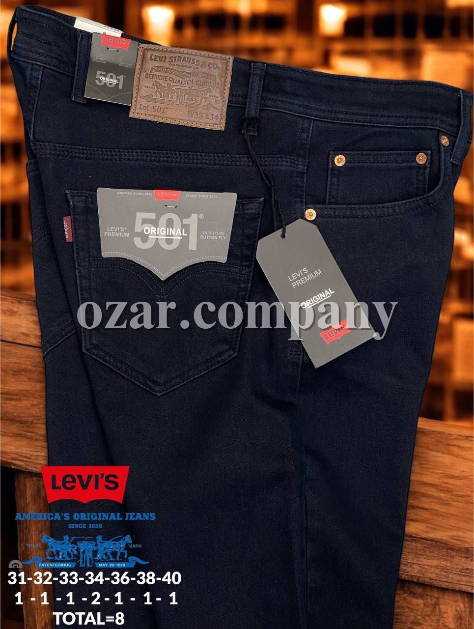Мужские Джинсы Levis 501 Мужские Джинсы Levis 501