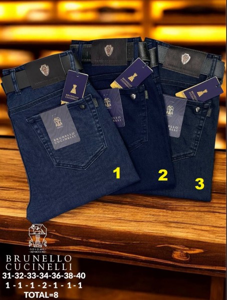 Мужские Джинсы Brunello Cucinelli  Мужские Джинсы Brunello Cucinelli