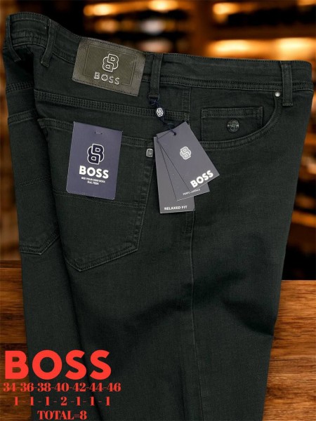 Мужские Джинсы Boss (Большие размеры) Мужские Джинсы Boss (Большие размеры)