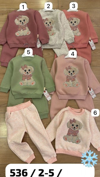 Трикотажный Костюм На Флисе Для Девочки Mini Clup (2-3-4-5лет) Трикотажный Костюм На Флисе Для Девочки Mini Clup (2-3-4-5лет)