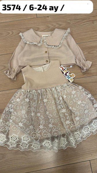 Сарафан Для Девочки Mini Born (6-9/9-12/12-18/18-24мес.) Сарафан Для Девочки Mini Born (6-9/9-12/12-18/18-24мес.)