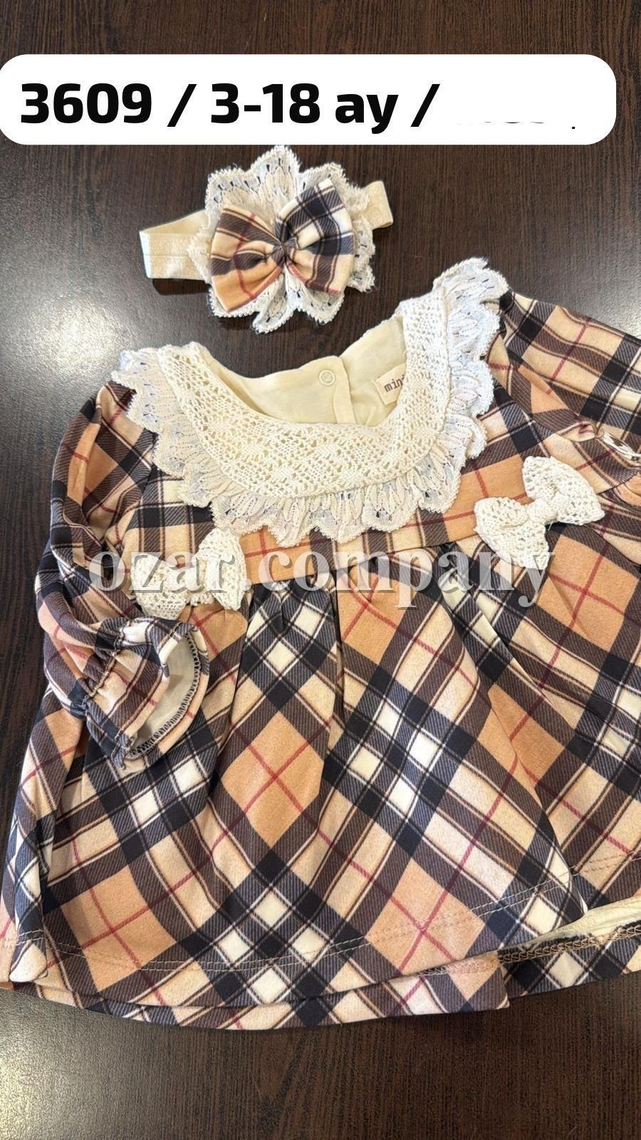 Платье Для Девочки Mini Born (3-6/6-9/9-12/12-18мес.) Платье Для Девочки Mini Born (3-6/6-9/9-12/12-18мес.)