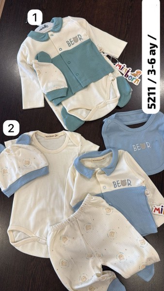 Комплект Для Мальчика Mini Born (0-3/0-3/3-6мес.) Комплект Для Мальчика Mini Born (0-3/0-3/3-6мес.)