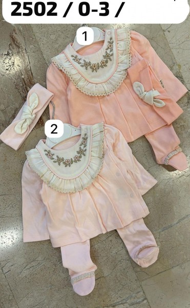 Комплект Для Девочки Rossa Blue (0-3мес.) Комплект Для Девочки Rossa Blue (0-3мес.)