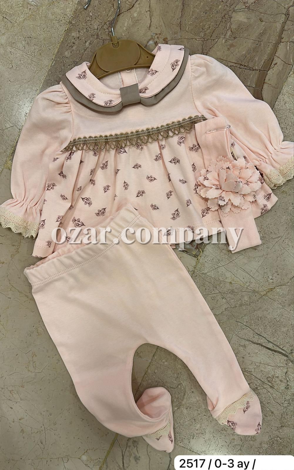 Комплект Для Девочки Rossa Blue (0-3мес.) Комплект Для Девочки Rossa Blue (0-3мес.)