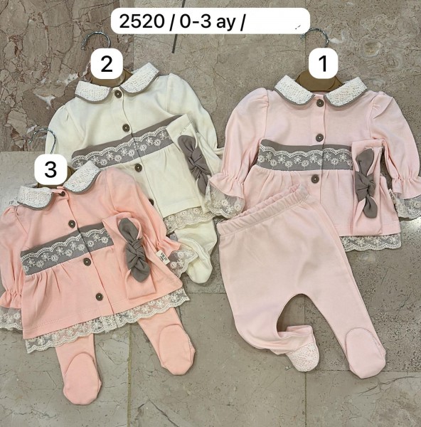 Комплект Для Девочки Rossa Blue (0-3мес.) Комплект Для Девочки Rossa Blue (0-3мес.)