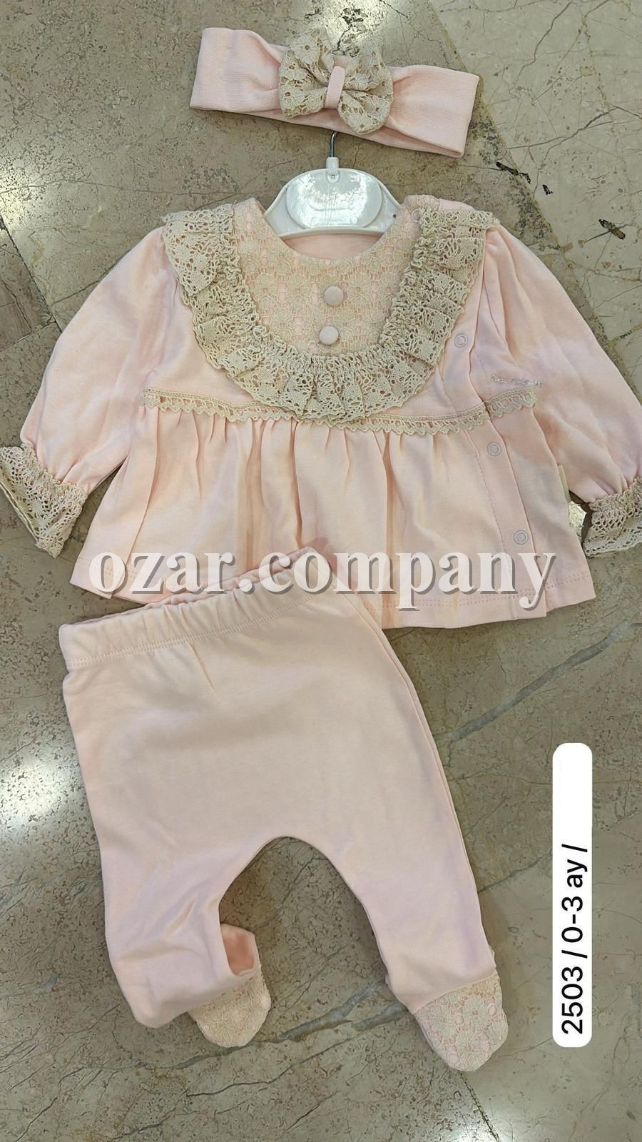 Комплект Для Девочки Rossa Blue (0-3мес.) Комплект Для Девочки Rossa Blue (0-3мес.)