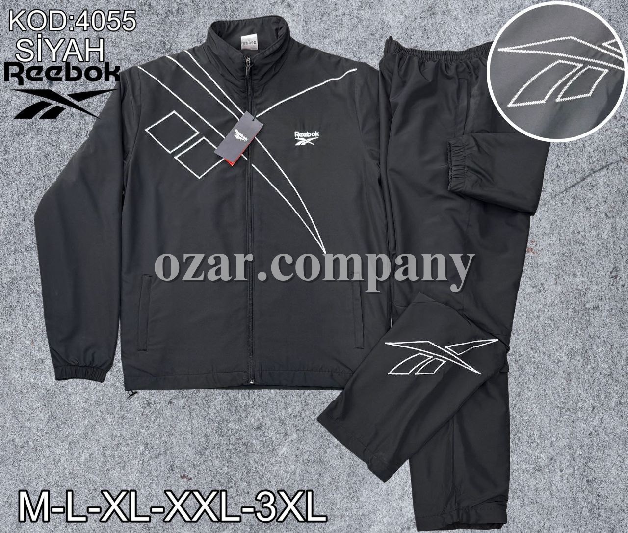 Мужской Спортивный Костюм Reebok Мужской Спортивный Костюм Reebok