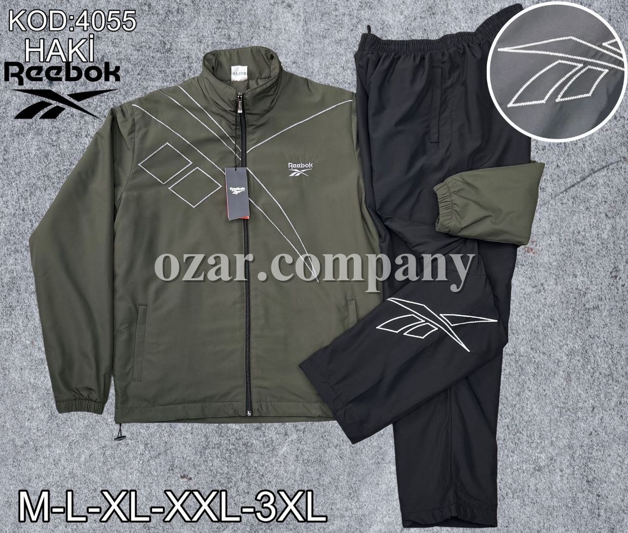 Мужской Спортивный Костюм Reebok Мужской Спортивный Костюм Reebok