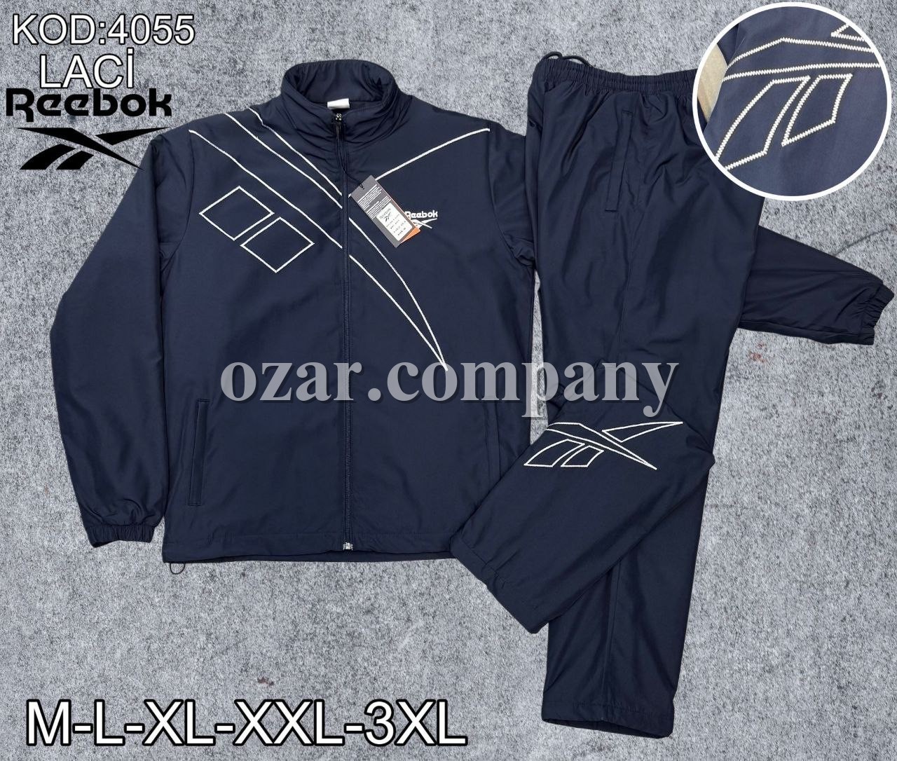 Мужской Спортивный Костюм Reebok Мужской Спортивный Костюм Reebok