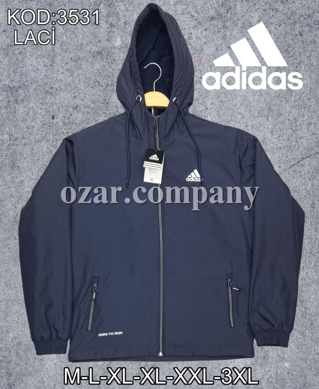 Мужская Ветровка Adidas Мужская Ветровка Adidas