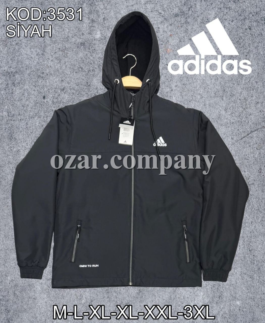 Мужская Ветровка Adidas Мужская Ветровка Adidas