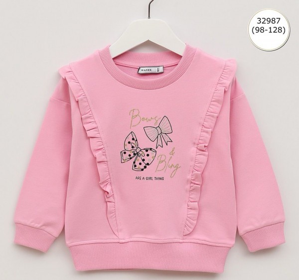 Свитшот Для Девочки Wanex (3-4-5-6-7-8лет)  Свитшот Для Девочки Wanex (3-4-5-6-7-8лет)