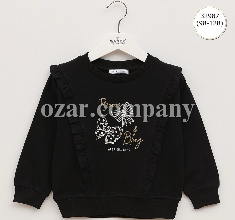 Свитшот Для Девочки Wanex (3-4-5-6-7-8лет)  Свитшот Для Девочки Wanex (3-4-5-6-7-8лет)