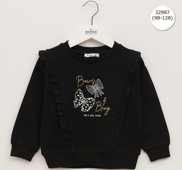 Свитшот Для Девочки Wanex (3-4-5-6-7-8лет)  Свитшот Для Девочки Wanex (3-4-5-6-7-8лет)
