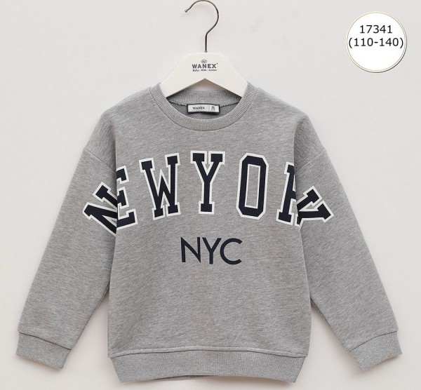 Свитшот Для Мальчика Wanex (5-6-7-8-9-10лет)  Свитшот Для Мальчика Wanex (5-6-7-8-9-10лет)