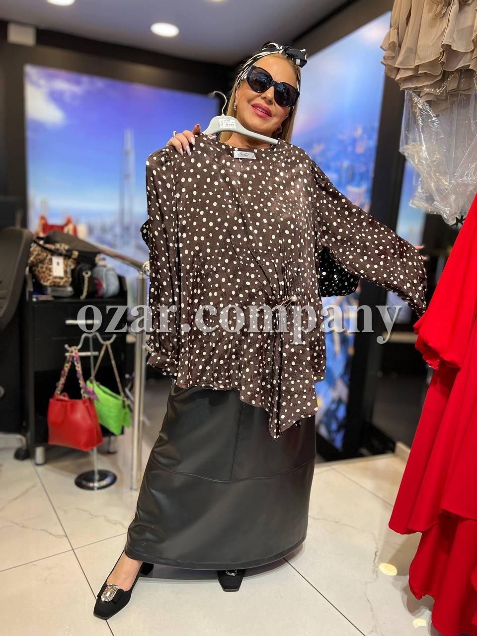 Женская Блузка Iness (Большие размеры) Женская Блузка Iness (Большие размеры)