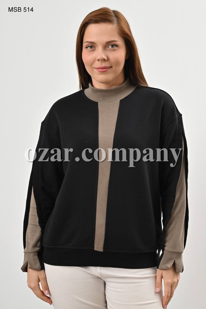 Женский Свитшот Sogo (Большие размеры) Женский Свитшот Sogo (Большие размеры)