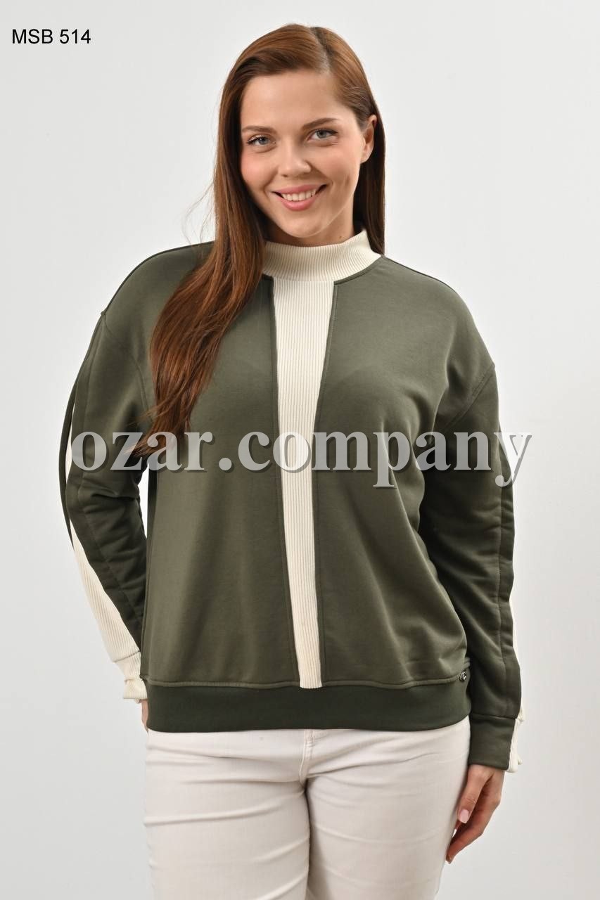 Женский Свитшот Sogo (Большие размеры) Женский Свитшот Sogo (Большие размеры)