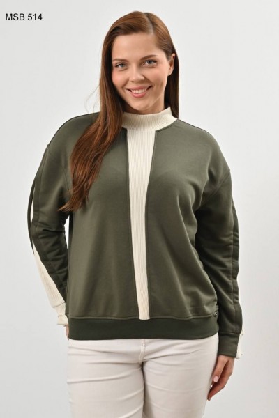 Женский Свитшот Sogo (Большие размеры) Женский Свитшот Sogo (Большие размеры)