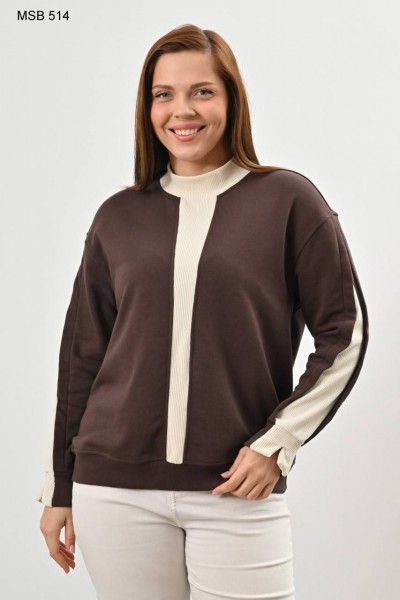 Женский Свитшот Sogo (Большие размеры) Женский Свитшот Sogo (Большие размеры)