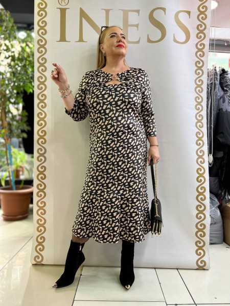 Женское Платье Iness (Большие размеры) Женское Платье Iness (Большие размеры)
