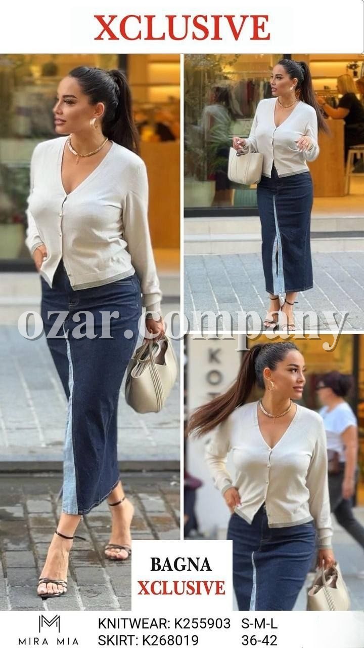 Женская Джинсова Юбка Mira Mia  Женская Джинсова Юбка Mira Mia