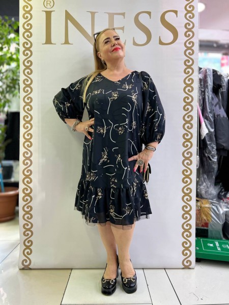 Женское Платье Iness (Большие размеры) Женское Платье Iness (Большие размеры)