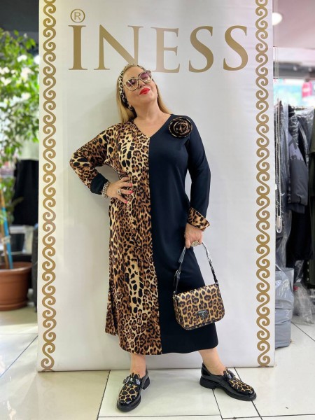 Женское Платье Iness (Большие размеры) Женское Платье Iness (Большие размеры)