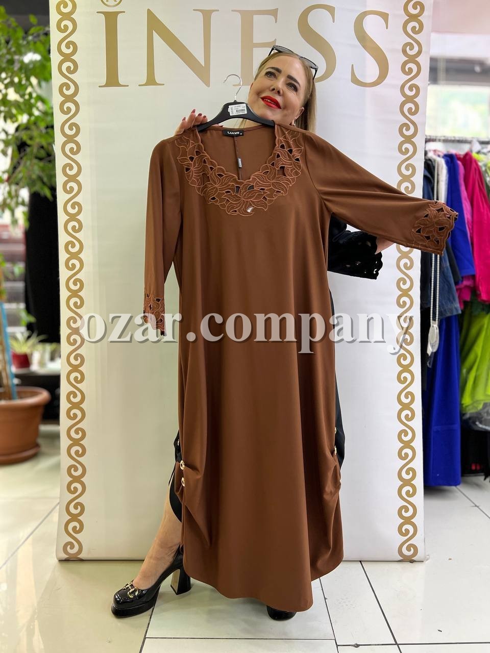 Женское Платье Iness (Большие размеры) Женское Платье Iness (Большие размеры)