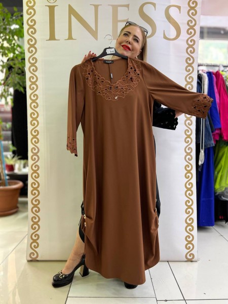 Женское Платье Iness (Большие размеры) Женское Платье Iness (Большие размеры)