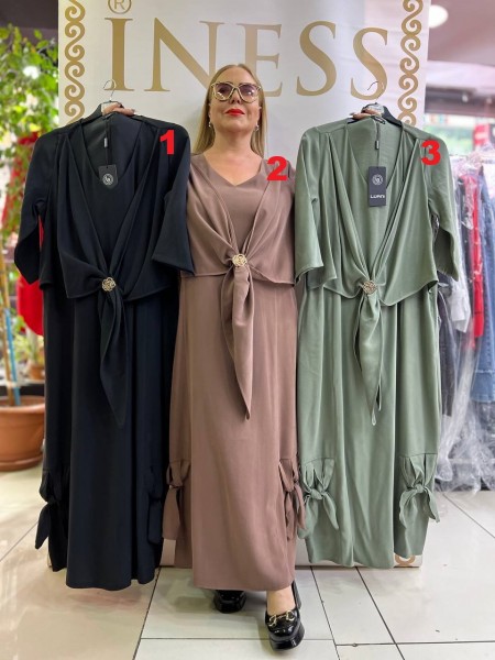 Женское Платье Iness (Большие размеры) Женское Платье Iness (Большие размеры)