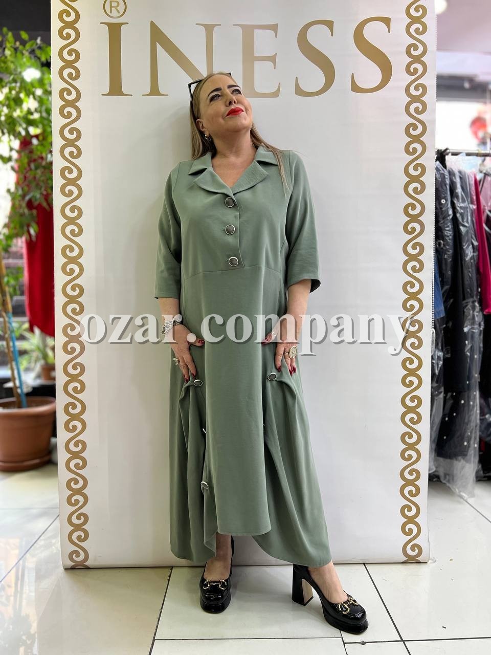 Женское Платье Iness (Большие размеры) Женское Платье Iness (Большие размеры)