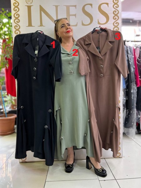 Женское Платье Iness (Большие размеры) Женское Платье Iness (Большие размеры)