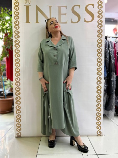 Женское Платье Iness (Большие размеры) Женское Платье Iness (Большие размеры)