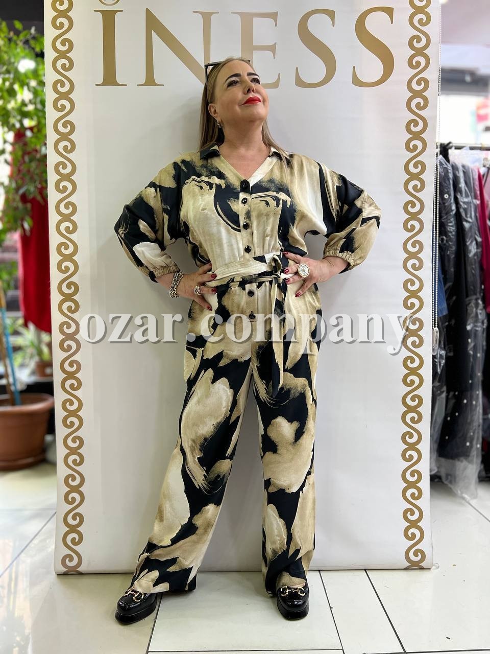 Женский Комбинезон Iness (Большие размеры)