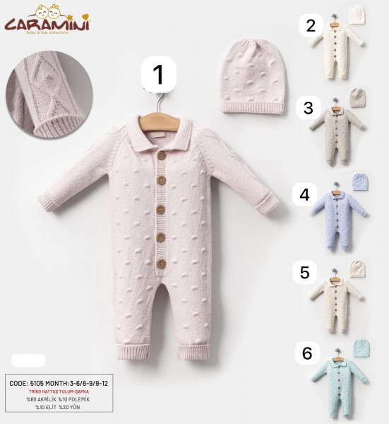 Человечек Для Новорождённых Caramini (3-6/6-9/9-12мес.) Человечек Для Новорождённых Caramini (3-6/6-9/9-12мес.)