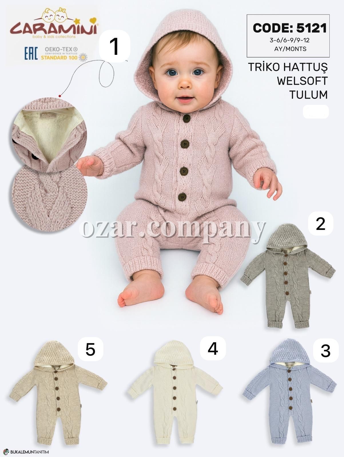 Утеплённый Человечек Для Новорождённых Caramini (3-6/6-9/9-12мес.) Утеплённый Человечек Для Новорождённых Caramini (3-6/6-9/9-12мес.)