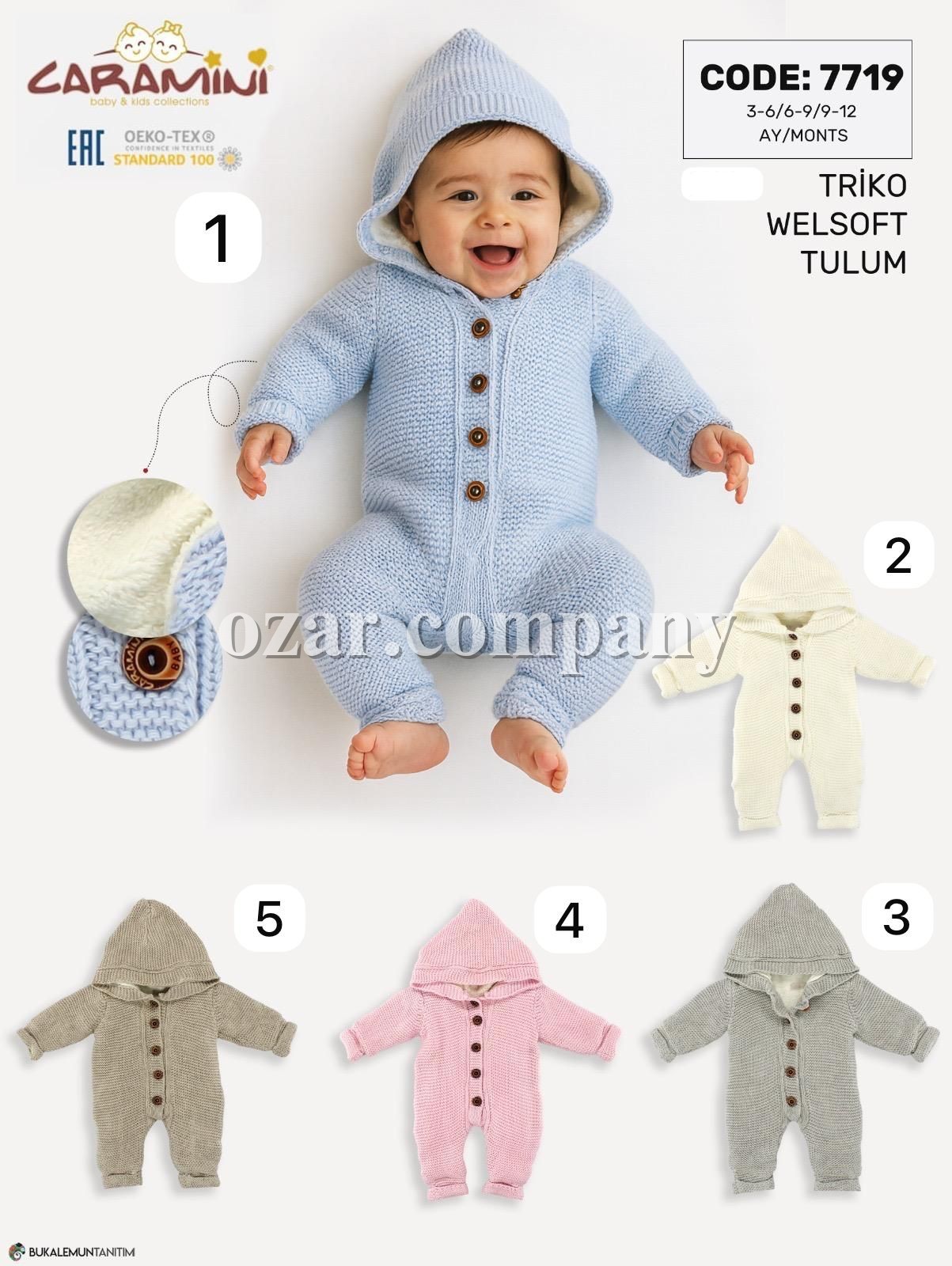 Утеплённый Человечек Для Новорождённых Caramini (3-6/6-9/9-12мес.) Утеплённый Человечек Для Новорождённых Caramini (3-6/6-9/9-12мес.)