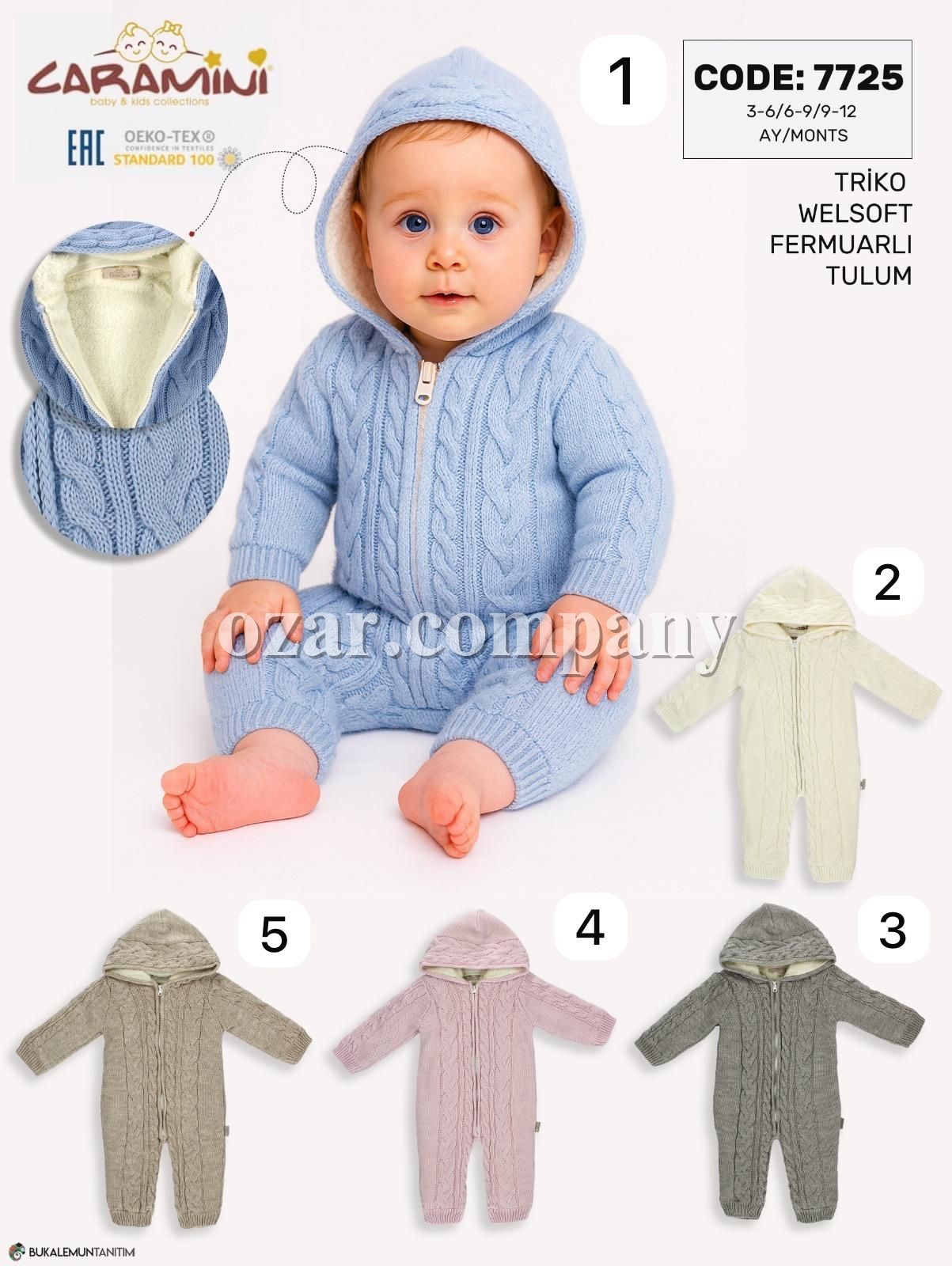 Утеплённый Человечек Для Новорождённых Caramini (3-6/6-9/9-12мес.) Утеплённый Человечек Для Новорождённых Caramini (3-6/6-9/9-12мес.)