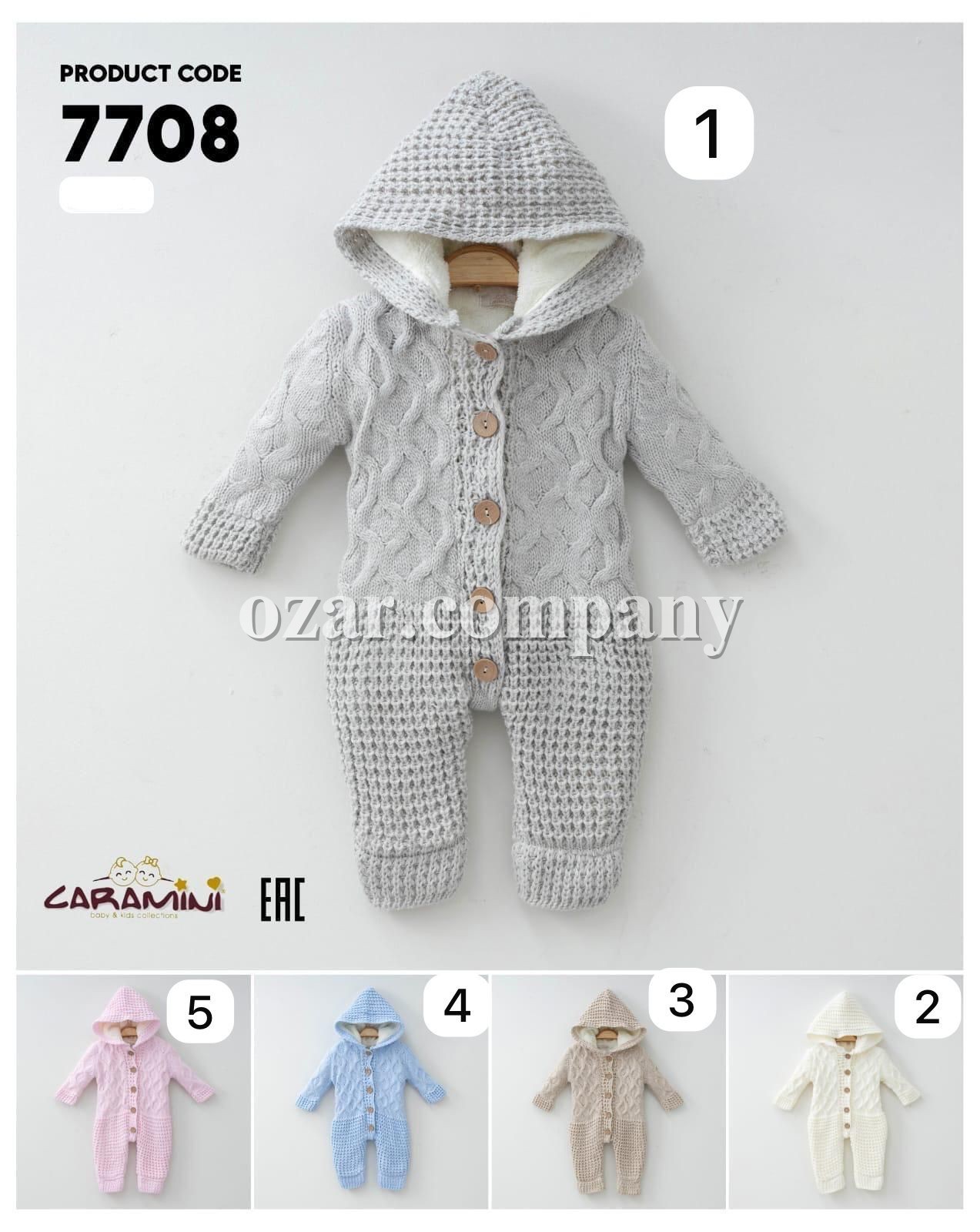 Утеплённый Человечек Для Новорождённых Caramini (3-6/6-9/9-12мес.) Утеплённый Человечек Для Новорождённых Caramini (3-6/6-9/9-12мес.)