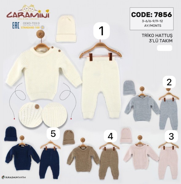 Костюм Для Новорождённых Caramini (3-6/6-9/9-12мес.) Костюм Для Новорождённых Caramini (3-6/6-9/9-12мес.)