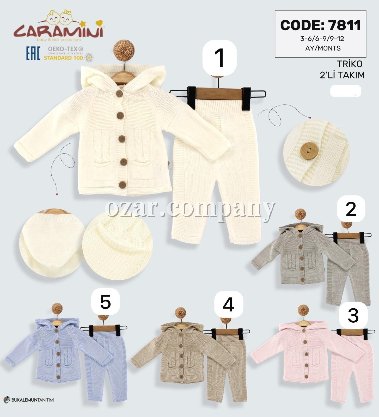 Костюм Для Новорождённых Caramini (3-6/6-9/9-12мес.) Костюм Для Новорождённых Caramini (3-6/6-9/9-12мес.)