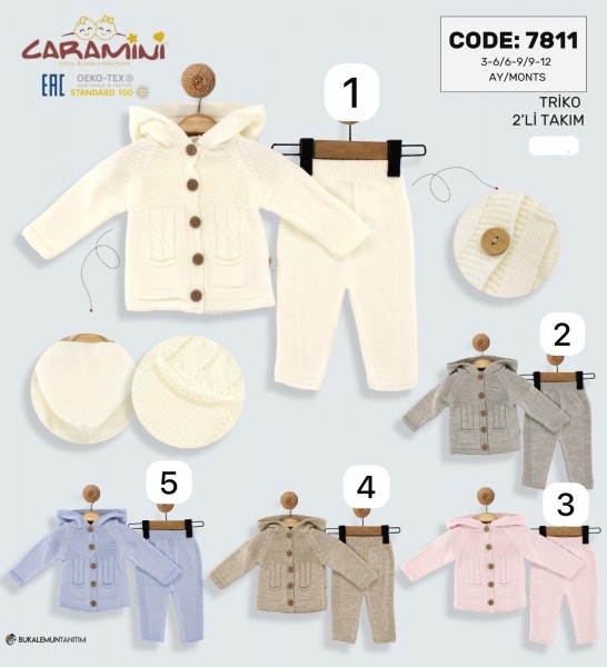 Костюм Для Новорождённых Caramini (3-6/6-9/9-12мес.) Костюм Для Новорождённых Caramini (3-6/6-9/9-12мес.)