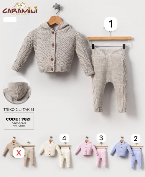 Костюм Для Новорождённых Caramini (3-6/6-9/9-12мес.) Костюм Для Новорождённых Caramini (3-6/6-9/9-12мес.)