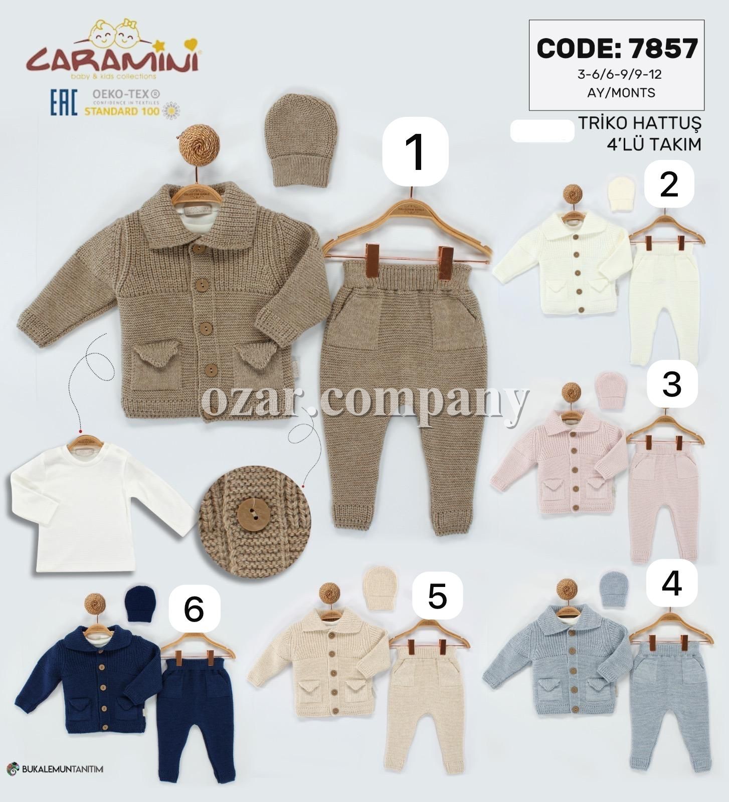 Костюм Для Новорождённых Caramini (3-6/6-9/9-12мес.) Костюм Для Новорождённых Caramini (3-6/6-9/9-12мес.)