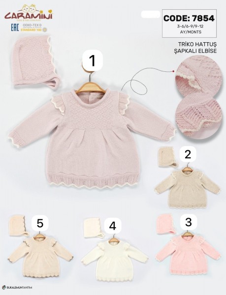 Платье Для Девочки Caramini (3-6/6-9/9-12мес.) Платье Для Девочки Caramini (3-6/6-9/9-12мес.)