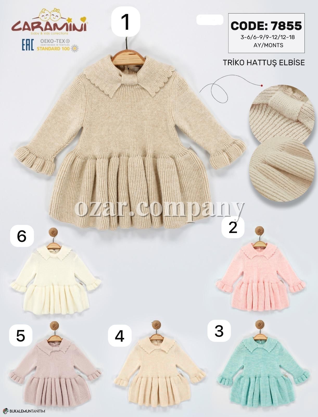 Платье Для Девочки Caramini (3-6/6-9/9-12/12-18мес.)