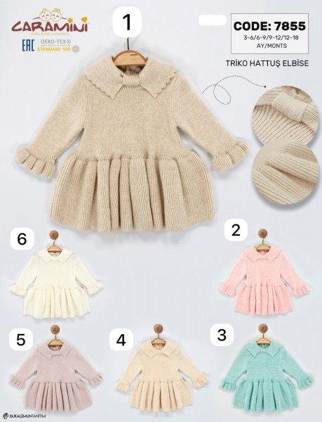 Платье Для Девочки Caramini (3-6/6-9/9-12/12-18мес.) Платье Для Девочки Caramini (3-6/6-9/9-12/12-18мес.)